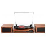 Vinyl Record Player with Speakers,Bluetooth Portab