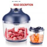 Bear Food Processor, Electric Food Chopper with 2