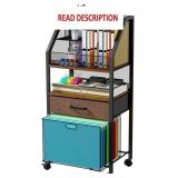 Rolling Cart with Wheels - Utility Storage Cart wi