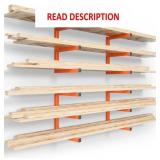 YYR Wood Organizer and Lumber Storage Rack Wall Mo