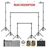 Backdrop Stand Kit - 6 Widths, 10x7.5ft Adjustable