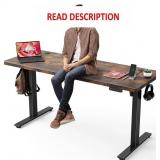 SIAGO Electric Standing Desk Adjustable - 63 x 24