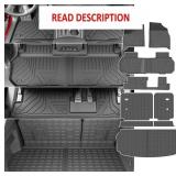 8-Seat Floor Mat Compatible with 2024-2025 Chevy T