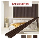 8-Pack WPC Slat Wall Panels, 96 x 6 in Decorative