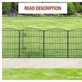 INJOPEXI Decorative Garden Fence 6 Panels 11.8ft (