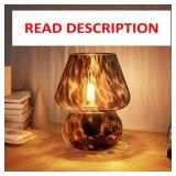 ONEWISH Mushroom Lamp Small Vintage Table Lamp for