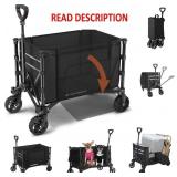 3 in 1 Collapsible Wagon Converts to Bench, 220lbs
