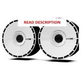 Tesla Model 3 Wheel Cover, 18-Inch, White Ring