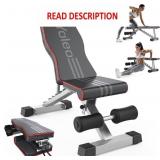 Yoleo Adjustable Weight Bench for Full Body Workou