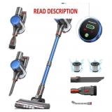400W/30Kpa Cordless Vacuum Cleaner, 45 mins Rechar