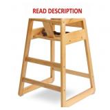 LA Baby Stackable Wood High Chair - Natural