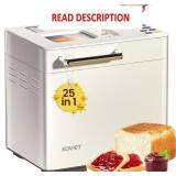 25-in-1 Bread Maker Machine with Automatic Dual Di