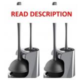 MR.Siga Toilet Plunger and Bowl Brush Combo for Ba