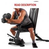FLYBIRD Adjustable Weight Bench with Leg Extension