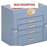 Jewelry Box with 4 Drawers: Display Organizer for