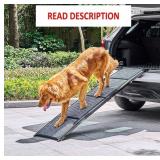 CO-Z Dog Ramp for Car, 67' Folding Pet Stairs for
