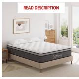 Queen Mattress,10 Inch Hybrid Mattress in a Box wi