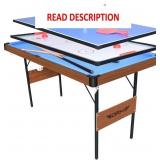 DRM 55Inch Multi Function 3 in 1 Combo Game Table,