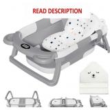 MoreFeel Collapsible Baby Bathtub for Newborn with