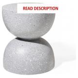 Glitzhome Modern Decorative Garden Stool Heavy Dut