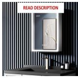 Bathroom Medicine Cabinet with Lights, 20 28 Inch