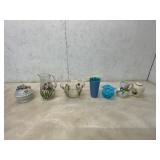 7 Decorative Glass and Ceramic Items