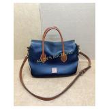 Black and Tan Leather Satchel