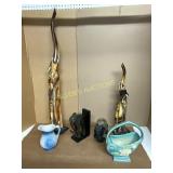 Decorative Items Including Roseville
