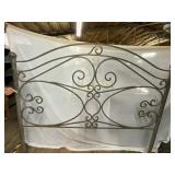 Wrought Iron Headboard and Footboard