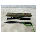 Buckshot Fixed Blade Knife with Sheath