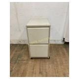 Metal Filing Cabinet with Two Drawers