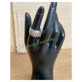 Sterling Silver Studded Ring