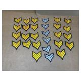 Embroidered Chevron Patches