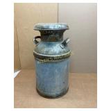 Vintage Metal Milk Can with Handles