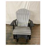 Polywood Adirondack-Style Glider Chair