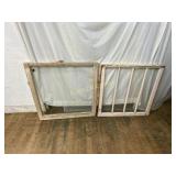 Pair of Wooden Window Frames