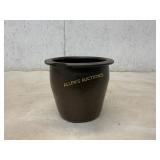 Handmade Dark Ceramic Storage Pot