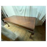 Wood Dining Table with Carved Legs