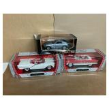 3 Diecast Model Cars with Original Boxes
