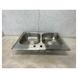 Stainless Steel Double-Basin Sink