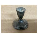 Sterling Silver Single Candle Holder