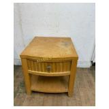 Broyhill Wooden Side Table with Drawer