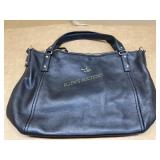 Black Leather Tote Bag