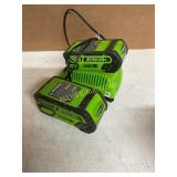 Greenworks 40V Battery and Charger Set