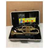 Brass Cornet with Hard Carrying Case