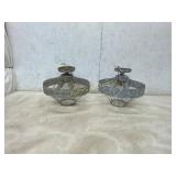 2 Industrial Metal Wire Pendant Lights