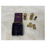 G. M. Co. Leather Case with Accessories