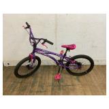 Purple and Pink BMX-Style Bicycle