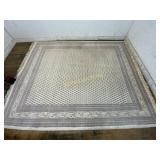 Handwoven Wool Area Rug with Geometric Pattern