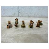 5 Goebel Hummel Porcelain Figurines